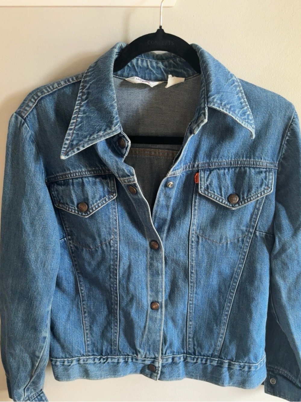 Vintage Levi’s Orange Tab Denim Trucker Jacket Women’s Jean Jacket 70s 80s USA